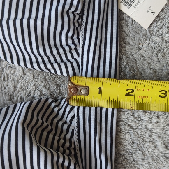 Victoria's Secret Black and White Striped Bikini Small - Picture 7 of 12